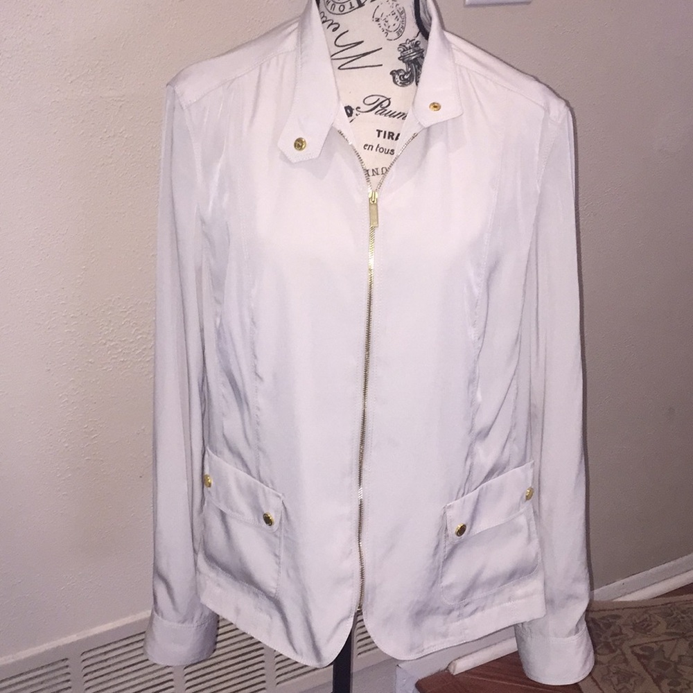 NWOT Jones York light tan jacket size 16